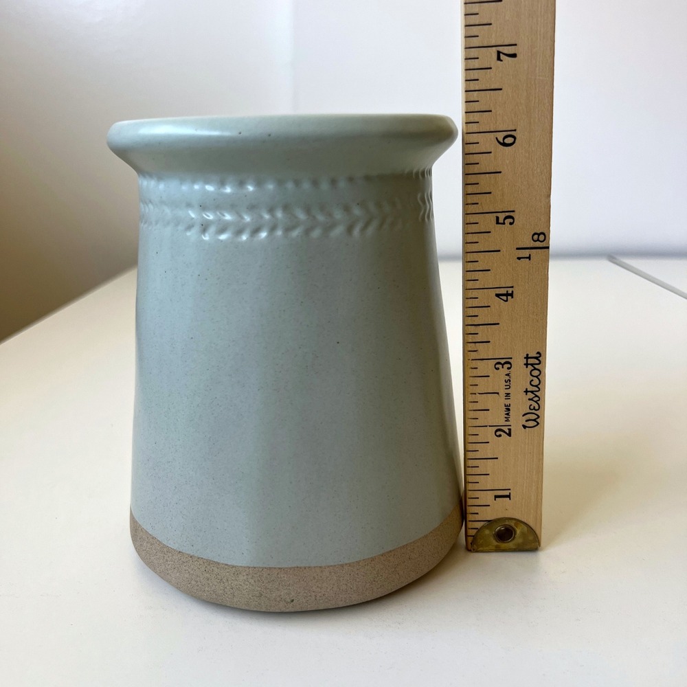 Hearth & Hand with Magnolia Green Stoneware Decorative Crock Vase - Picture 9 of 9